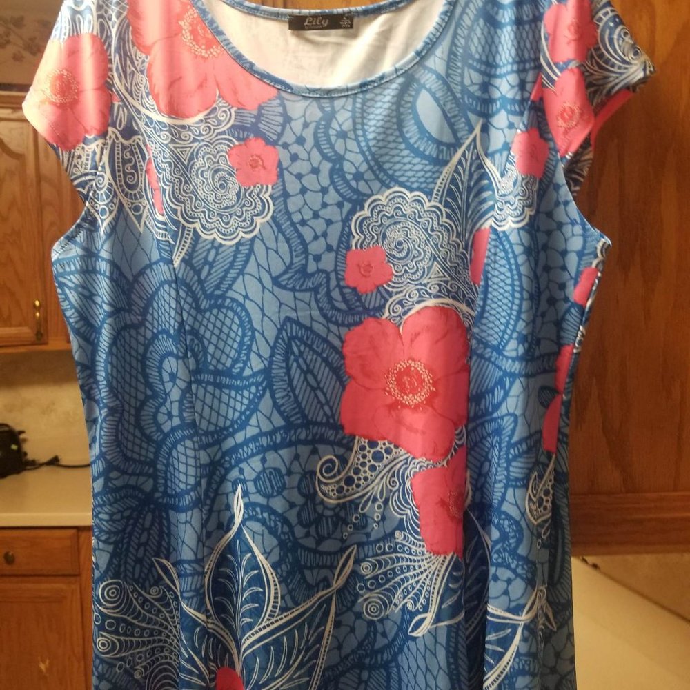 LILY BY FIRMIANA  DRESS WOMENS  SIZE L - Picture 5 of 8